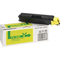 Kyocera Toner Yellow 2.800 pages TK 580Y Lāzerprinteru izejmateriāli