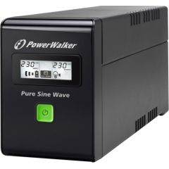 Power Walker PowerWalker VI 600 SW FR Line-Interactive 0.6 kVA 360 W 2 AC outlet(s)