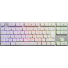DE layout - Sharkoon PureWriter TKL RGB, gaming keyboard (white, Kailh Choc Low Profile Blue)