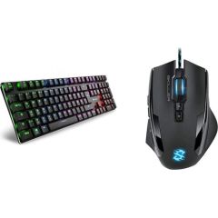 DE layout - Sharkoon PureWriter RGB, gaming keyboard (black, Kailh Choc Low Profile Red)