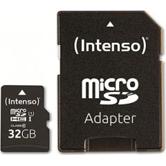 Intenso UHS-I Performance 32 GB microSDXC, memory card (black, UHS-I U1, Class 10)