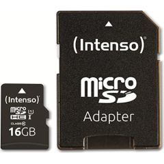 Intenso UHS-I Performance 16 GB microSDXC, memory card (black, UHS-I U1, Class 10)