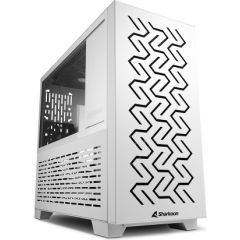 Sharkoon MS-Z1000, gaming tower case (white, tempered glass side panel)