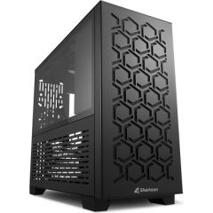 Sharkoon MS-Y1000, gaming tower case (black, tempered glass side panel)