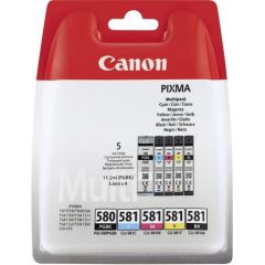 CANON INK PGI-580/CLI-581 BK/CMYK Tintes printeru izejmateriāli