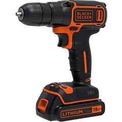 Black&Decker BDCDC18K-QWBlack + Decker BDCDC18K-QW 18 V Cordless Drill with Battery Charger 3 h