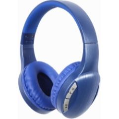 Austiņas Gembird Bluetooth stereo headset Blue Austiņas