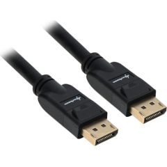 Sharkoon Displayport Cable 1.3 4K - black - 1m HDMI vadi