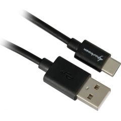 Sharkoon USB 2.0 A - USB C Adapter - black - 1m