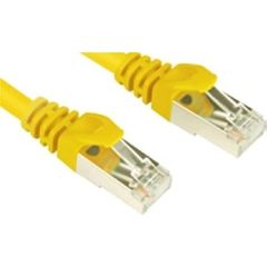 Sharkoon network cable RJ45 CAT.6 SFTP - yellow - 1.5m