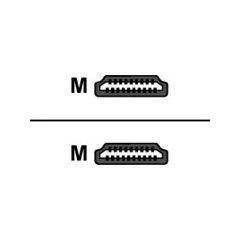 Sharkoon Adapter HDMI -> HDMI black 1,0m