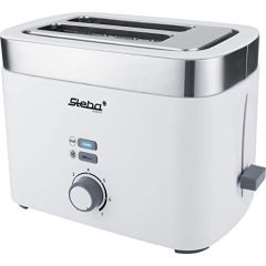 Steba TO 10 Bianco, toaster (white / stainless steel)