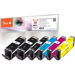 Peach Ink Economy Pack Plus 320448 (compatible with Canon PGI-580, CLI-581, 2078C005)