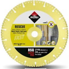 Dimanta griešanas disks Rubi RSQ SUPER PRO; 115 mm