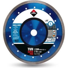 Dimanta griešanas disks mitrai griešanai Rubi TVH 200 SuperPro; 200 mm