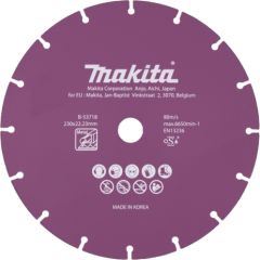 Dimanta griešanas disks Makita B-53718; 230 mm