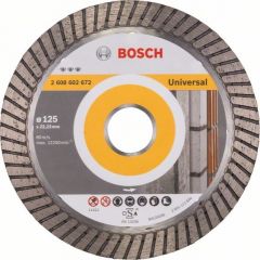 Dimanta griešanas disks Bosch BEST FOR UNIVERSAL TURBO; 125 mm