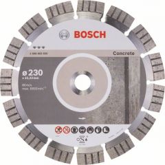Dimanta griešanas disks Bosch BEST FOR CONCRETE; 230 mm