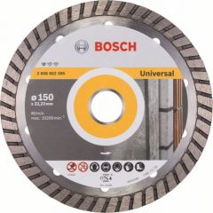 Dimanta griešanas disks Bosch PROFESSIONAL FOR UNIVERSAL TURBO; 150 mm