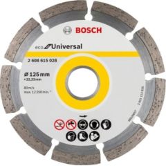 Dimanta griešanas disks Bosch ECO for Universal; 125x22,23 mm; 10 gab.