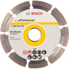 Dimanta griešanas disks Bosch Eco Universal; 125 mm Dažādi diski
