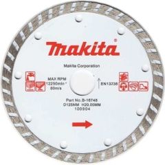 Dimanta griešanas disks Makita Turbo; 125 mm Dažādi diski