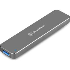 Silverstone Technology SST-MS09C USB 3.1 -M.2 SATA SSD to USB 3.1 host Korpusi ārējiem HDD, SSD