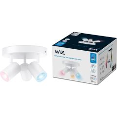 WiZ IMAGEO 3x adjustable spot round plate, LED light (white)