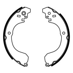 Bremžu loki ABE C0Y010ABE Тормозные колодки