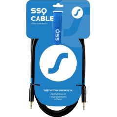 SSQ MIMI2 SS-1425 Cable Mini Jack Stereo 3,5 mm - Mini Jack Stereo 3,5 mm 2 m Black