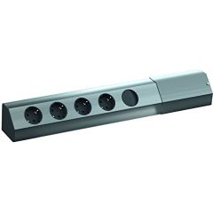 Bachmann CASIA 923.007 - 4 port - silver / black - wall and corner mounting