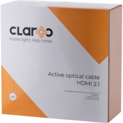 CLAROC HDMI CABLE FIBER OPTIC AOC, 2.1, 8K, 20M