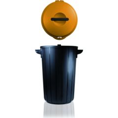 Gio`style Atkritumu tvertne Ecosolution 35L 42,5x37,5x54cm tumši pelēka/dzeltena Atkritumu tvertnes