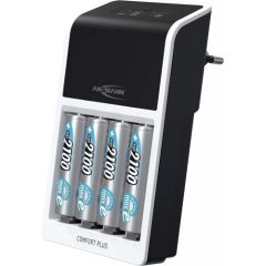 Ansmann Comfort Plus + 4x AA 2100mAh, charger (incl. 4x AA 2100 mAh batteries) Jaunumi - Audio-Video
