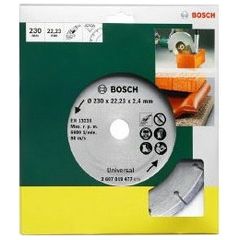 Dimanta griešanas disks Bosch BEST FOR UNIVERSAL; 230mm