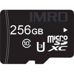 IMRO MICROSDXC 10/256GB UHS-3 ADP memory card Class 10 Atmiņas kartes micro SD SDHC