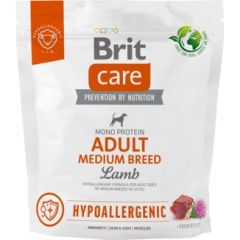 BRIT Care Hypoallergenic Adult Medium Breed Lamb - dry dog food - 1 kg Suņu barība