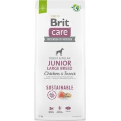 BRIT Care Dog Sustainable Junior Large Breed Chicken & Insect - dry dog food - 12 kg
