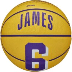 Basketball ball Wilson NBA Player Icon LeBron James Mini Ball WZ4007201XB (3)