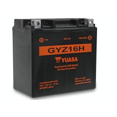 16.8Ah 240A Yuasa AGM(WC) Moto akumulators 150x87x145mm