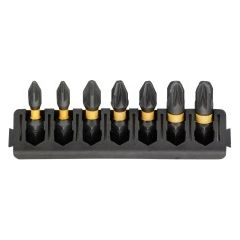 DeWALT 25mm PZ komplekts FLEXTORQ 7gb. Piederumi urbjiem