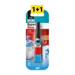 BISON līme SUPER GLUE GEL 2g  (1+1)