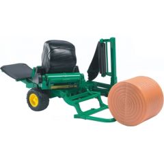Bruder Professional Series Bale Wrapper with Round Bales (02122) Radio vadāmās rotaļlietas (RC)