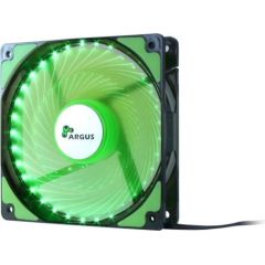 Inter-Tech L-12025 120x120x25mm, case fan (black / green)