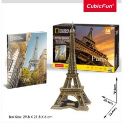 Cubic Fun CUBICFUN 3D puzle NatGeo - Eifeļa tornis