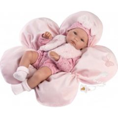 Llorens Кукла малышка Бимба 35 см на розовой подушке, c соской (виниловое тело) Испания LL63592