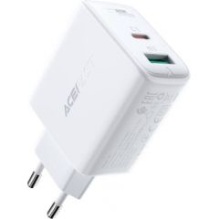 Wall Charger Acefast A5 PD32W, USB + USB-C (white)