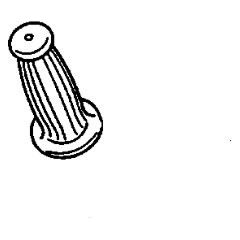 Gumijas rokturis BCLS-580, CL590, ECHO Rezerves daļas