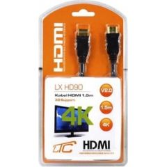 Lamex LXHD90 HDMI-HDMI kabelis 4K 1.5m