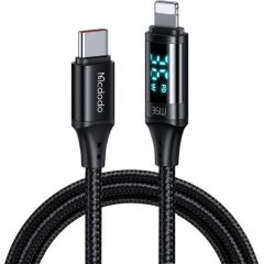 Mcdodo CA-1030 USB-C to Lightning cable, 36W, 1.2m (black)